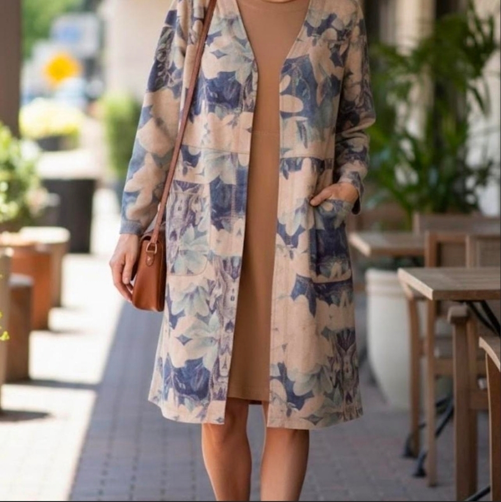 Solitaire Anthropologie Floral Kimono Cardigan_Large